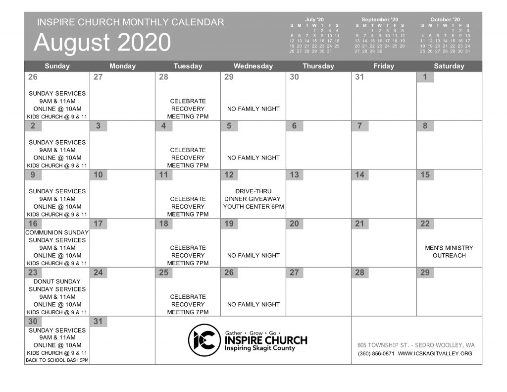 August 2020 August 2020