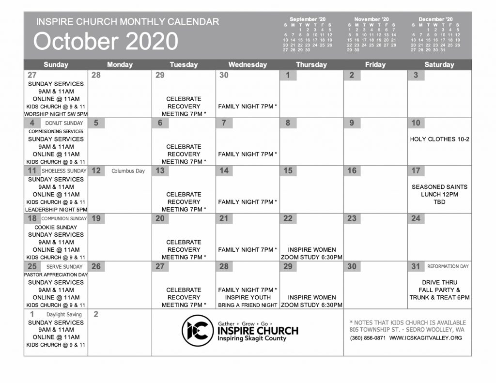 October 2020 October 2020