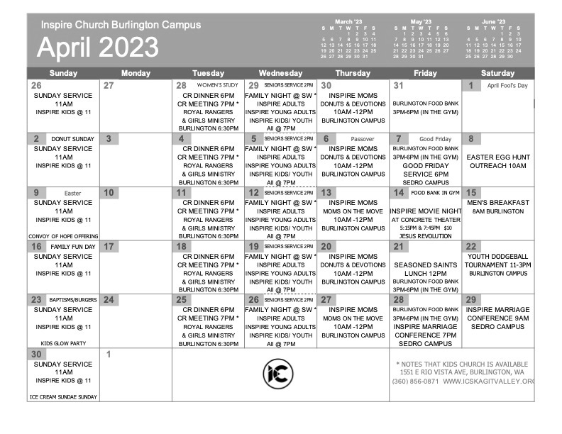 Inspire Burlington April 2023